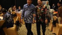 Rusdi Masse bersama Irman Yasin Limpo di sebuah acara beberapa waktu lalu. (Int)