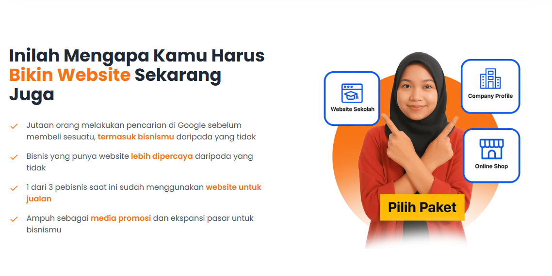 Jasa Pembuatan website makassar