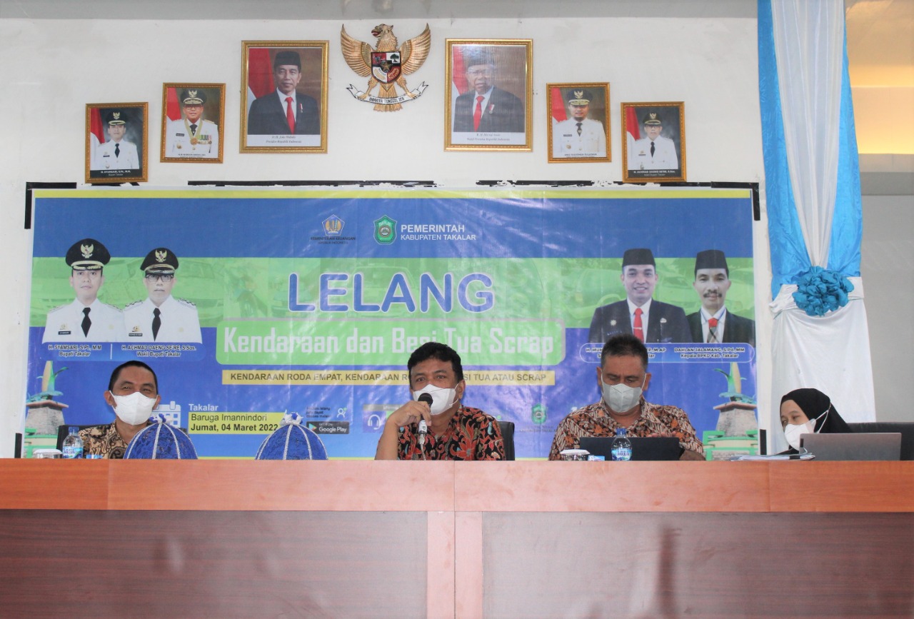 Sejumlah Barang Milik Daerah (BMD) dilelang, Jumat 4 Maret 2022. (Ist)