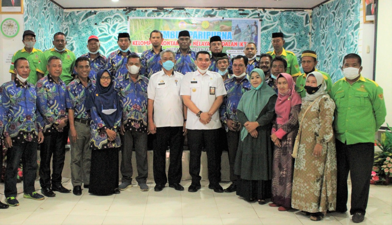 Sekda Takalar menghadiri Rembug Paripurna Kelompok Tani Nelayan Andalan (KTNA) Takalar. (Ist)