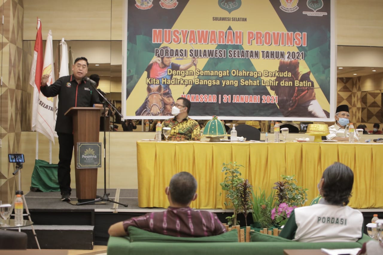 Sekprov Abdul Hayat di acara Musrov Pordasi. (Ist)