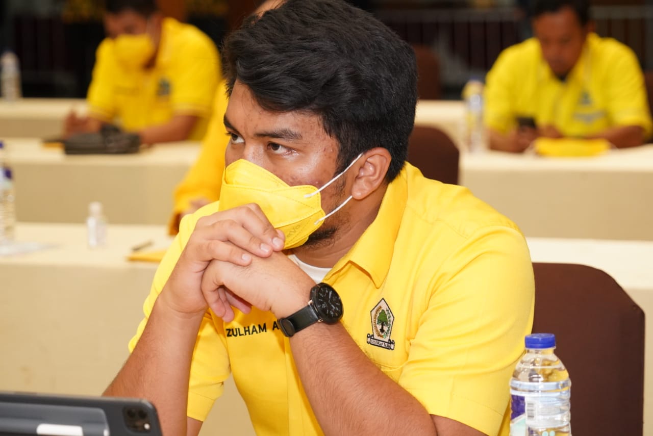 Juru Bicara DPD I Partai Golkar Sulsel Zulham Arief. (Ist)