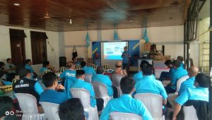 Sekretaris DPW Gelora Sulsel Mudzakkir Ali Djamil memimpin konsolidasi pengurus Gelora se Luwu Raya dan Toraja yang digelar di Palopo, MInggu 6 Juni 2021. (Ist)