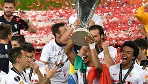 Sevilla juara Liga Europa usai mengalahkan Inter Milan, Sabtu 22 Agustus 2020 dinihari. (Int)