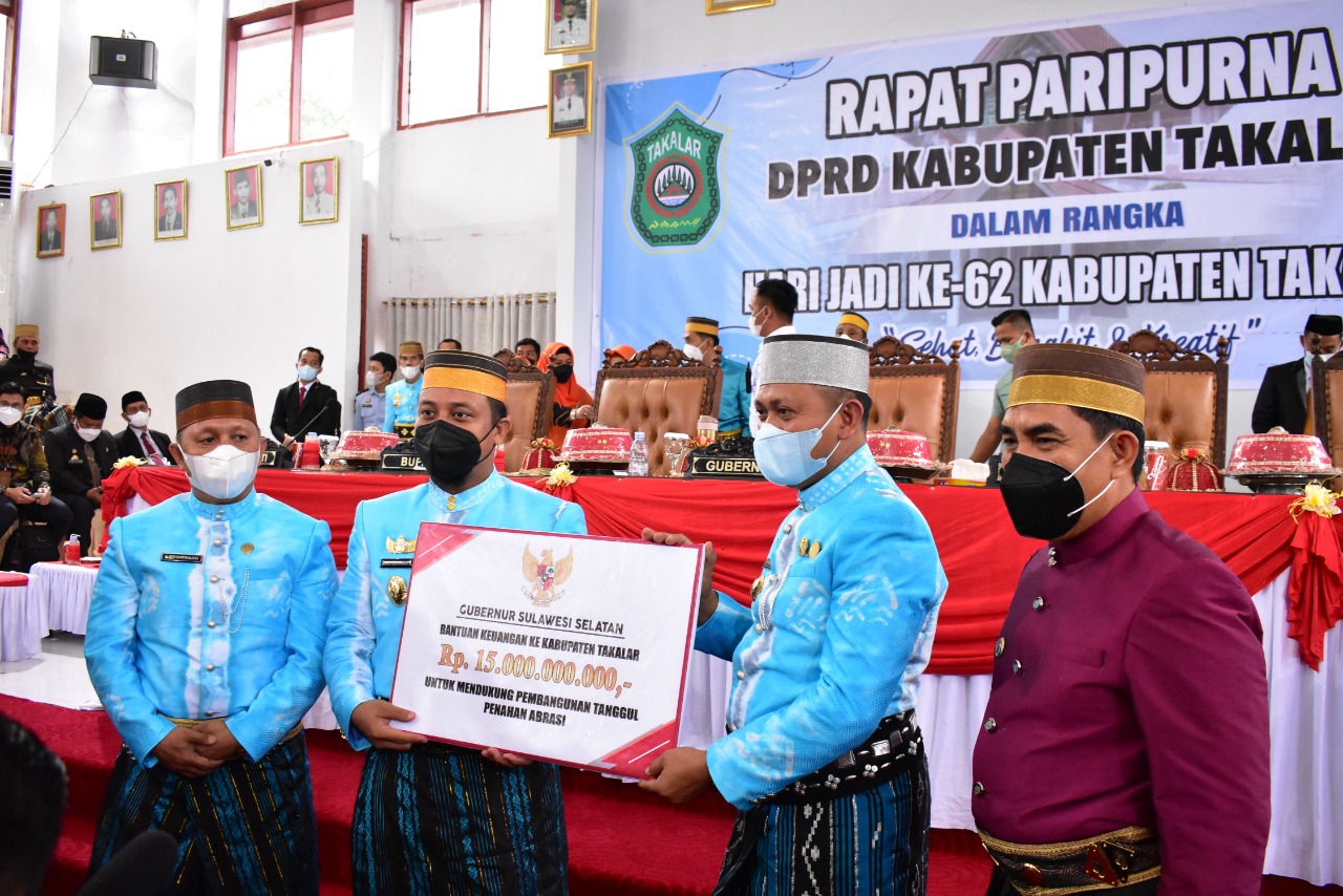 Suasana peringatan HUT Takalar. (Ist)
