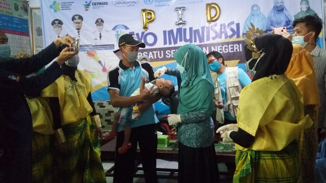 Takalar jadi pusat Pekan Imunisasi Dunia (PID). (Ist)
