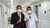 Taufan Pawe bertemu Sekjen DPP Partai Golkar di Jakarta, Jumat 20 Agustus 2021. (Ist) Taufan Pawe bertemu Sekjen DPP Partai Golkar di Jakarta, Jumat 20 Agustus 2021. (Ist)