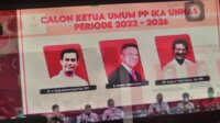 Tiga calon ketua Ika Unhas. (Ist)