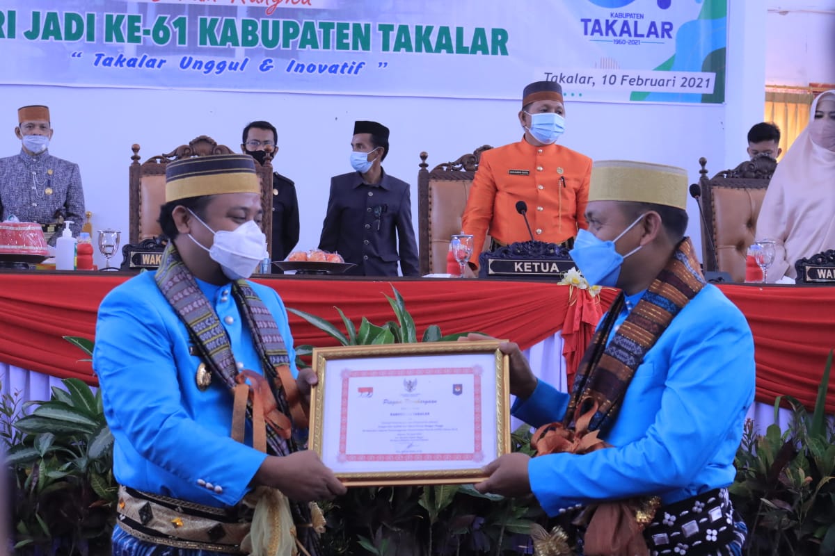 Wagub Sulsel Sudirman Sulaiman mengapresiasi komitmen Bupati Takalar Syamsari dalam memulihkan ekonomi nasional, Rabu 10 Februari 2021. (Ist)