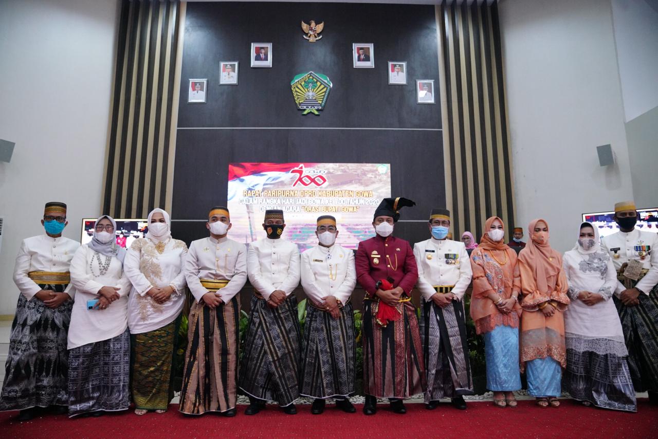 Wagub Sulsel menghadiri HUT Gowa ke 700. (Ist)