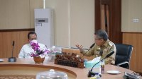 Waikota Parepare berbincang bersama Kepala BIN Sulsel di Balaikota Parepare, Selasa 15 Juni 2021. (Ist)