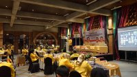 Waketum Partai Golkar Ahmad Doli Kurnia saat berbicara di depan pengurus Golkar Sulsel, anggota fraksi, dan kader di Hotel Novotel, Minggu 13 Juni 2021. (Ist) Waketum Partai Golkar Ahmad Doli Kurnia saat berbicara di depan pengurus Golkar Sulsel, anggota fraksi, dan kader di Hotel Novotel, Minggu 13 Juni 2021. (Ist)