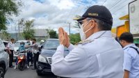 Walikota Parepare Taufan Pawe sidak di jalan Trans Sulawesi, Rabu 14 Juli 2021. (Ist)