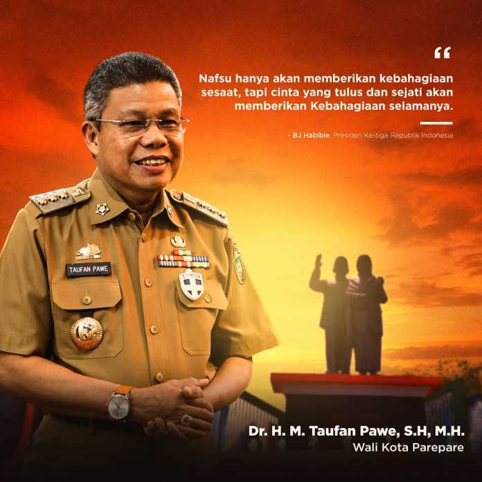 Walikota Parepare Taufan Pawe. (Ist)