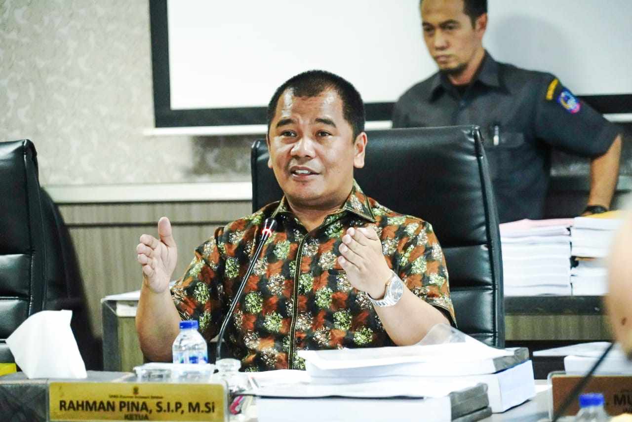 Sekretaris Fraksi Partai Golkar Sulsel Rahman Pina. (Ist)