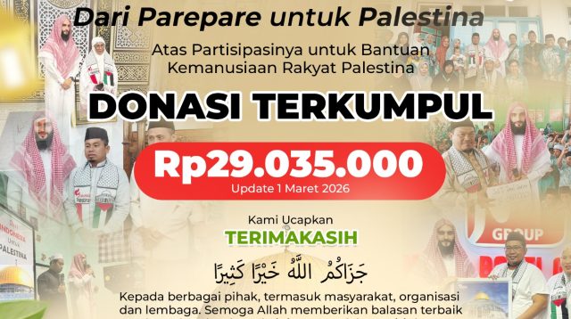 Yayasan Satu Hati Merdeka Gelar Safari Ramadhan di Parepare, Dana Kemanusiaan Terkumpul Rp29 Juta