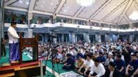 Pj Gubernur Bachtiar Baharuddin di masjid Al Markaz Al Islami, Selasa 12 Maret 2024..(ist)