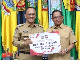Mendagri Tito Karnavian bersama Plt Gubernur Sulsel Prof Zudan Arif Fakhrulloh. (Ist)